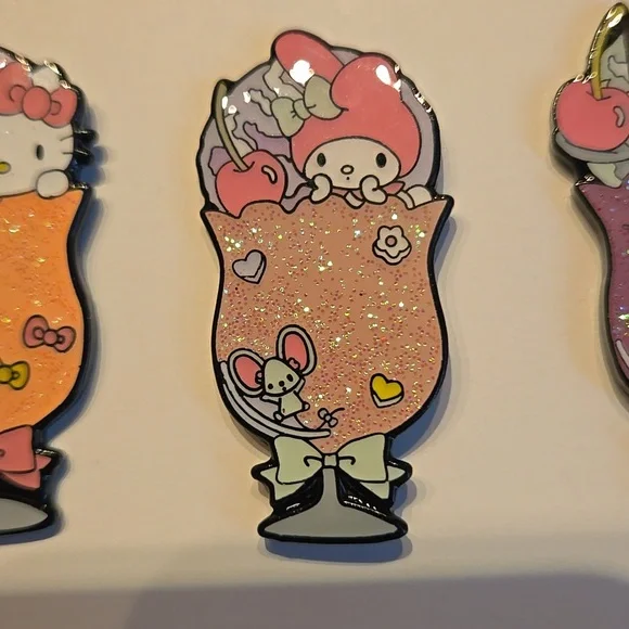 Cute Hello Kitty Enamel Pin Set - Picture 3 of 10